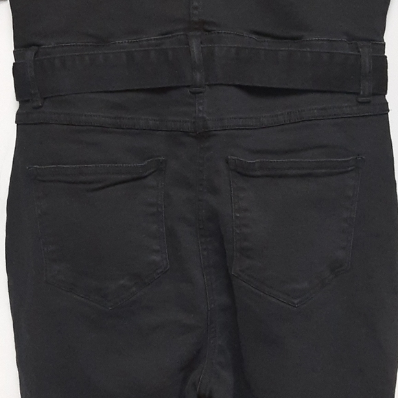 Black Denim Jumpsuit - Picture 11 of 12